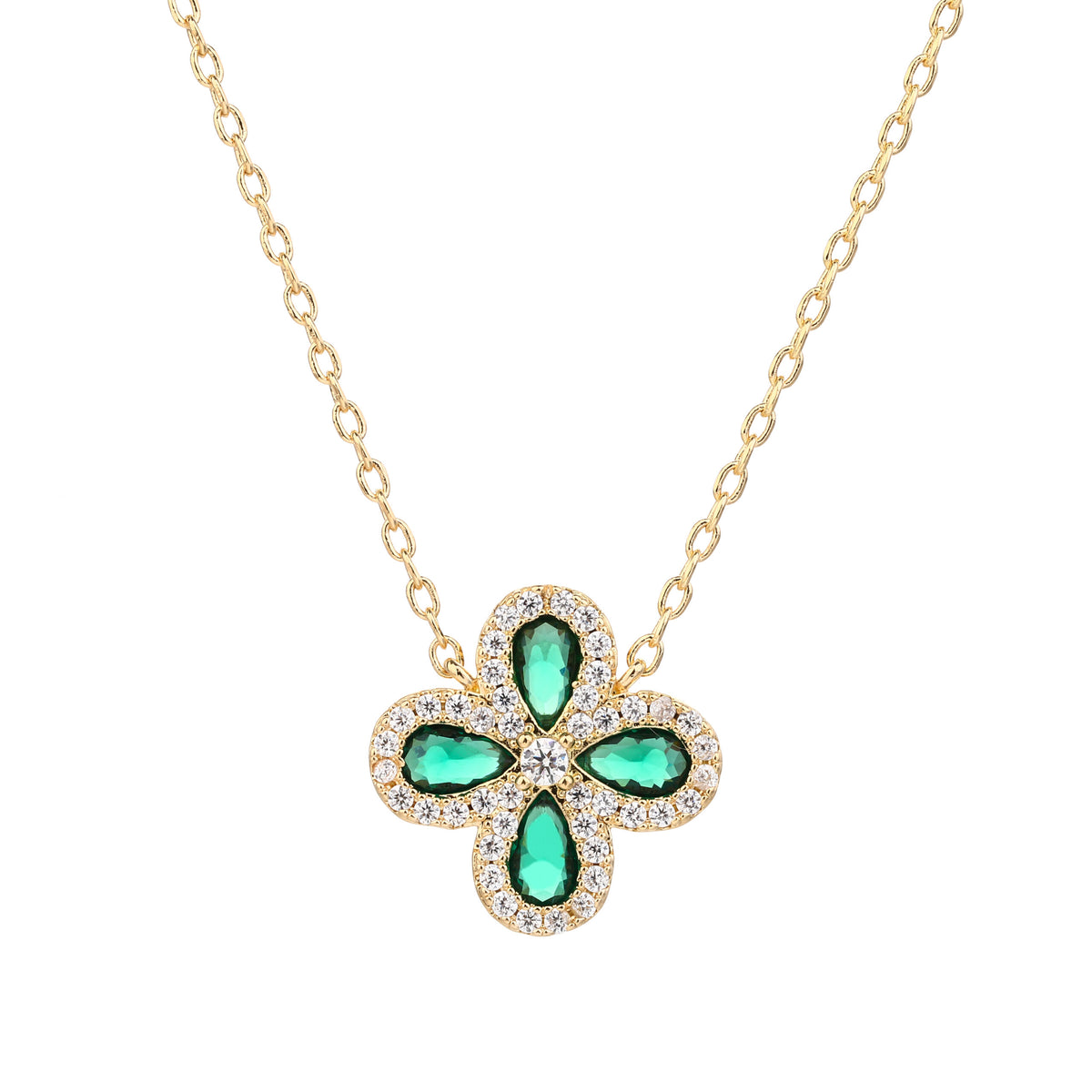 שרשרת ÉMERAUDE BLOOM GOLD