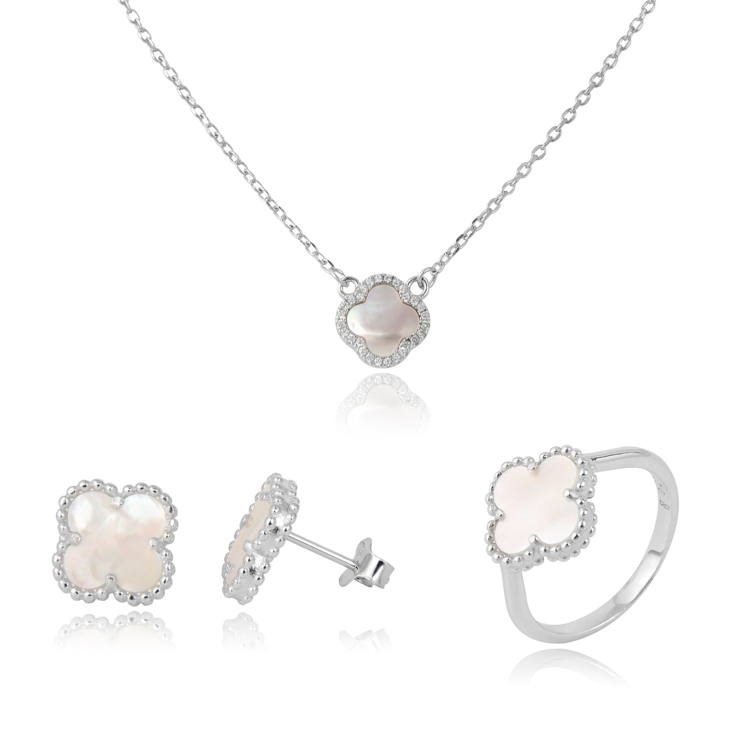 סט תכשיטים IVORY CLOVER