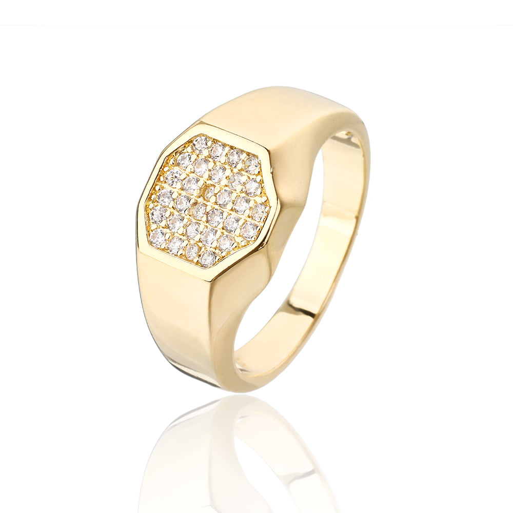 טבעת ORION GOLD משובצת