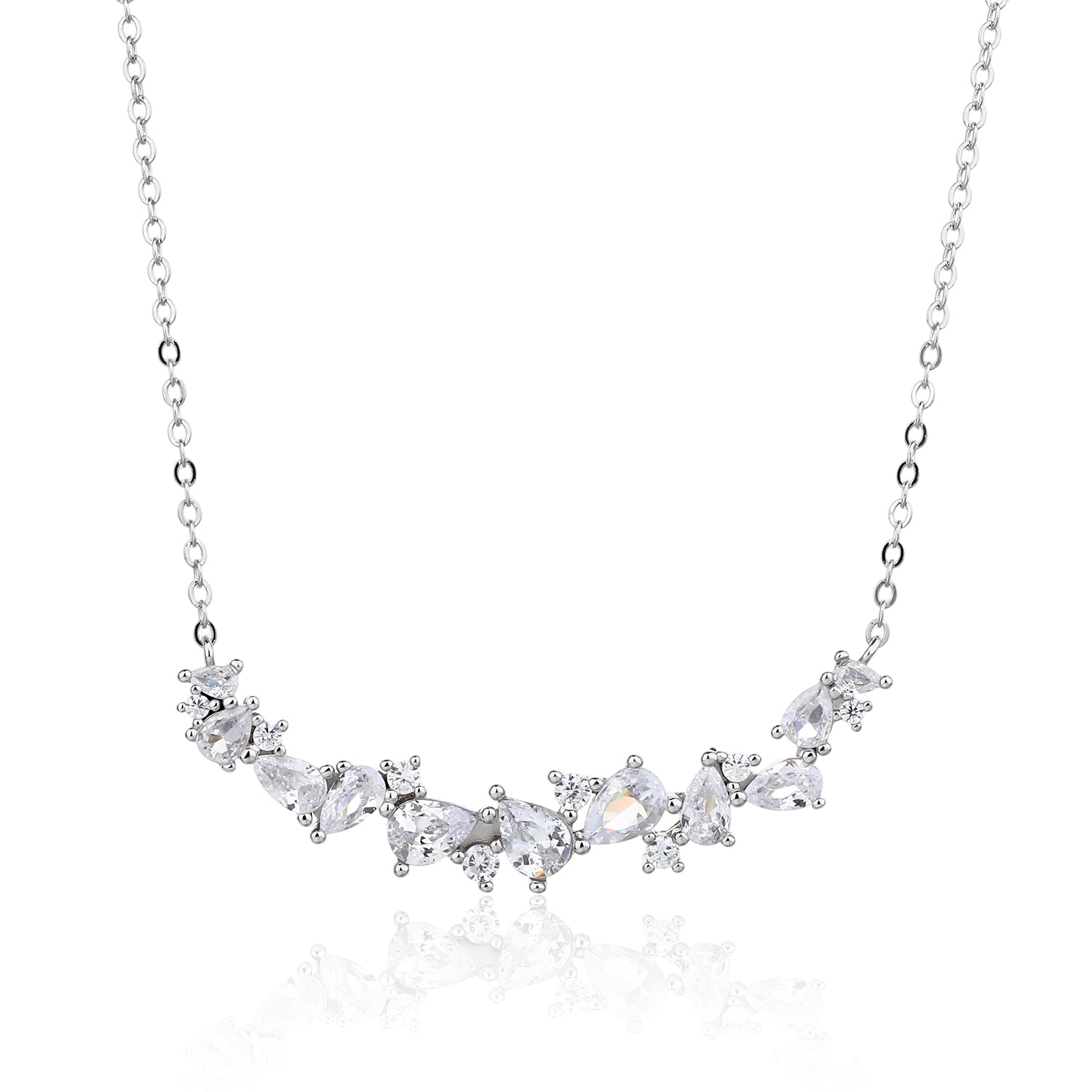 שרשרת CELESTIA BLOOM SILVER
