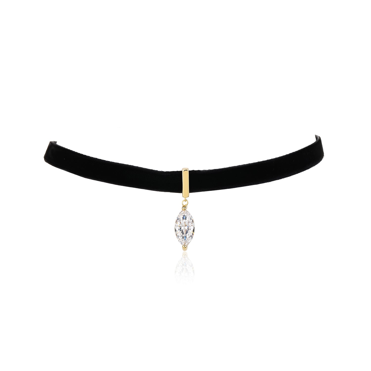 שרשרת NOIR MARQUISE GOLD