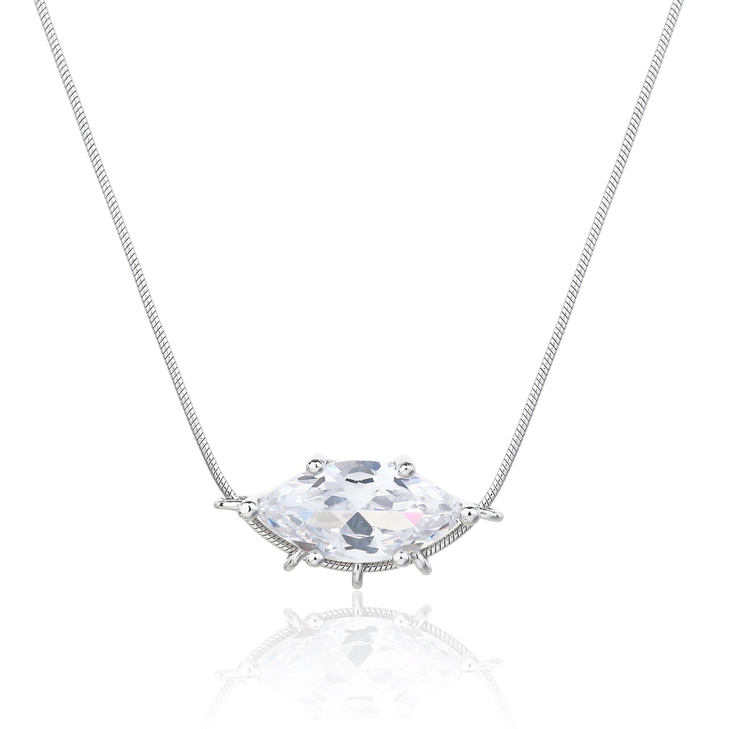 שרשרת MARQUISE ÉCLAT SILVER