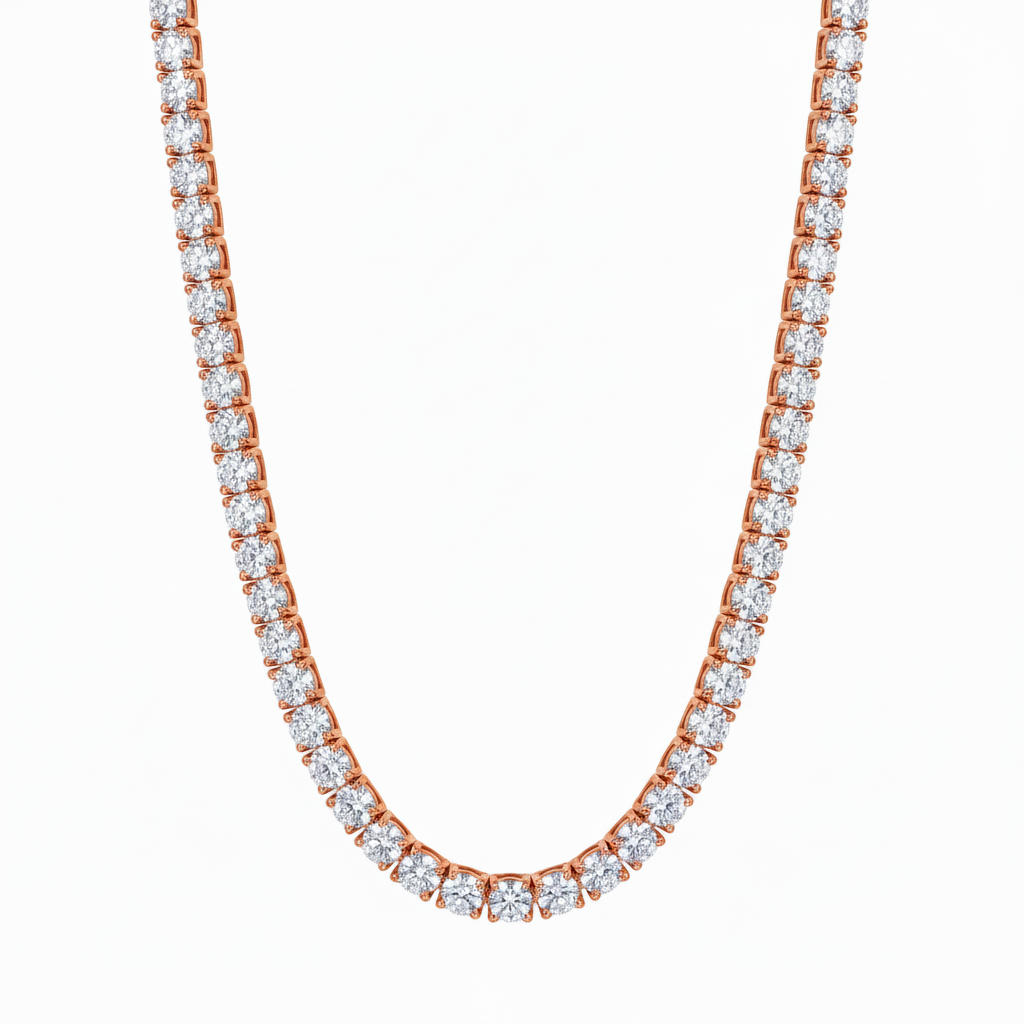 שרשרת טניס ROSÉ IMPÉRIALE ICE 5A