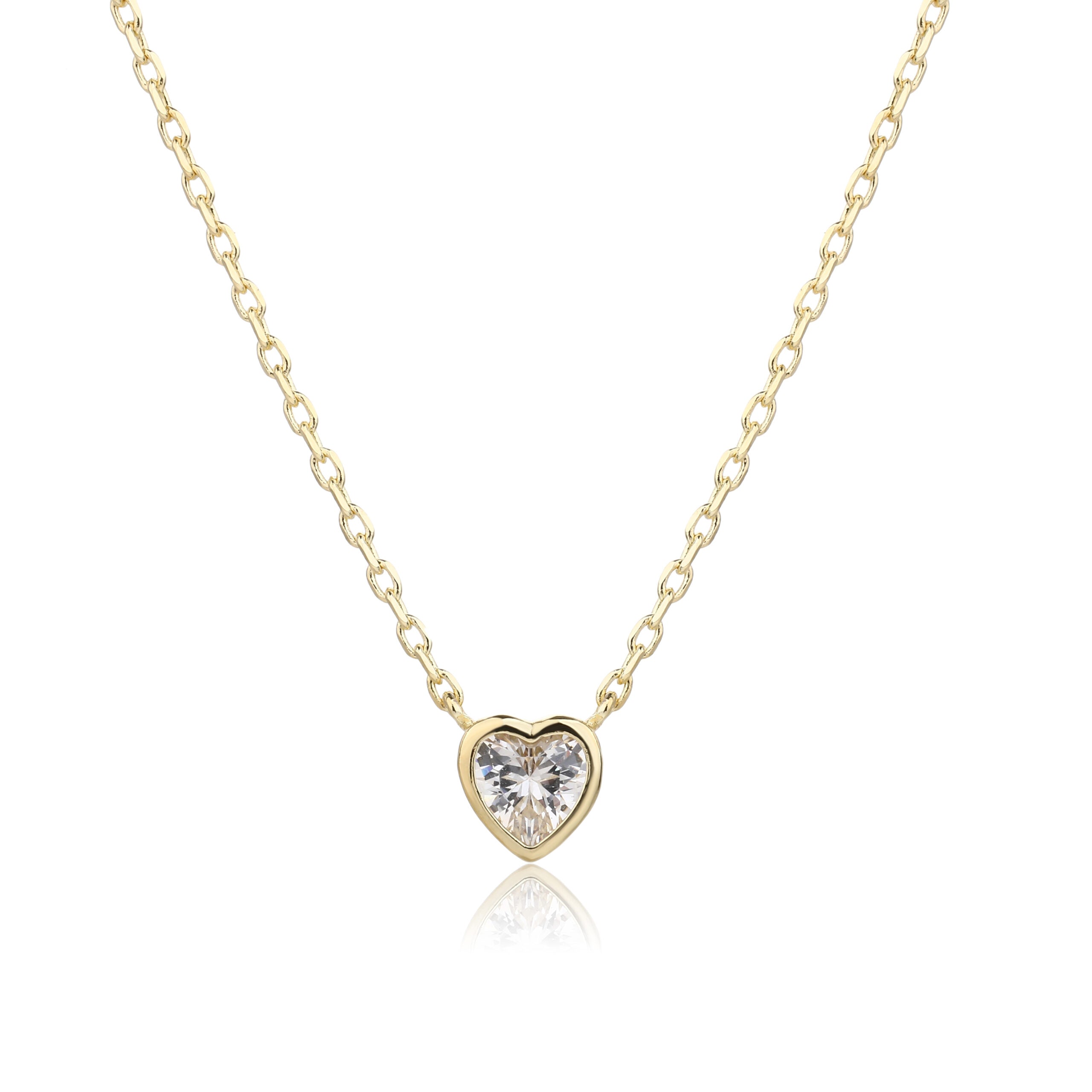 שרשרת AMORA HEART GOLD