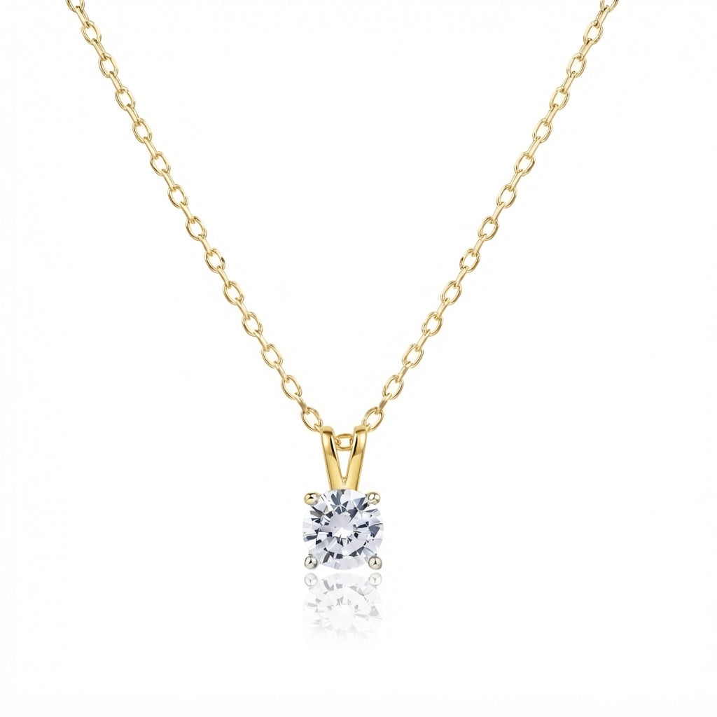 שרשרת LUMIÈRE SOLITAIRE GOLD