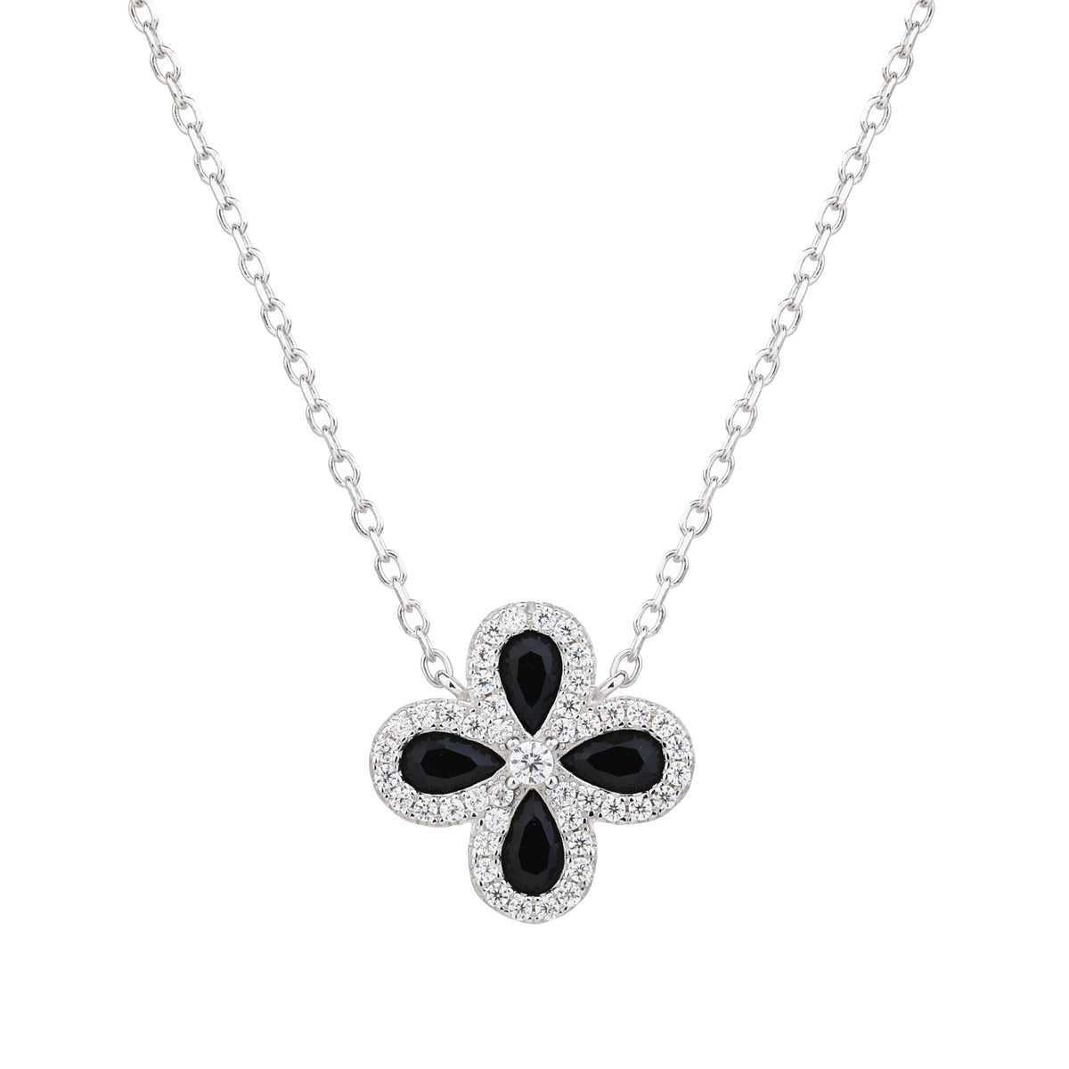 שרשרת NOIR BLOOM SILVER