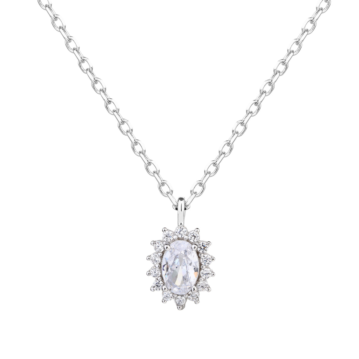 שרשרת AURELIA OVAL SILVER